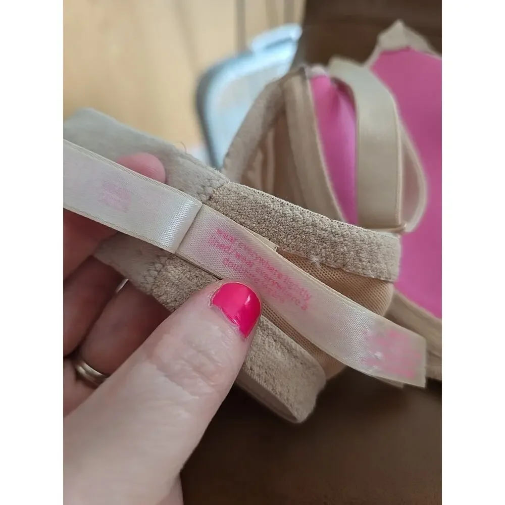 Victoria's Secret Wear Everywhere‎ Beige Lightly Lined Underwire Bra Size 34DD